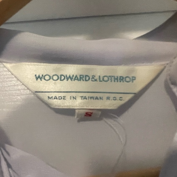 Vintage Woodward + lothrop sheer lavender ruffle blouse small- extremely RARE🖤 - Picture 7 of 10